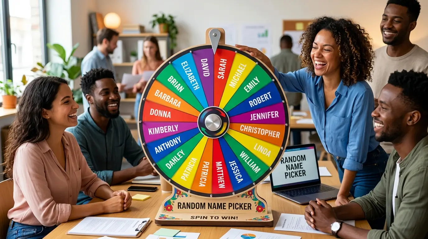 Use a Name Picker Wheel to Choose Random Names