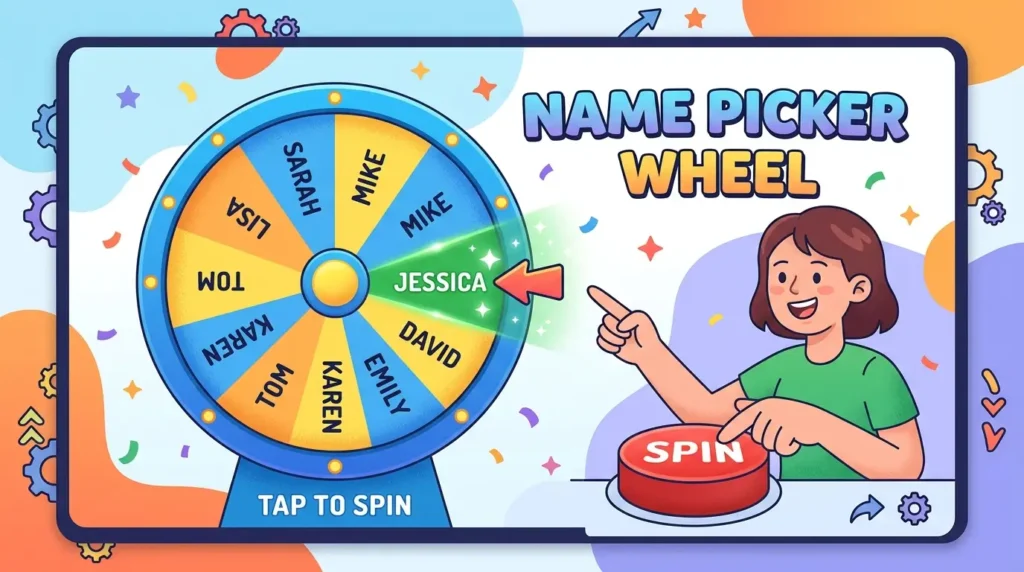 Use a Name Picker Wheel to Choose Random Names