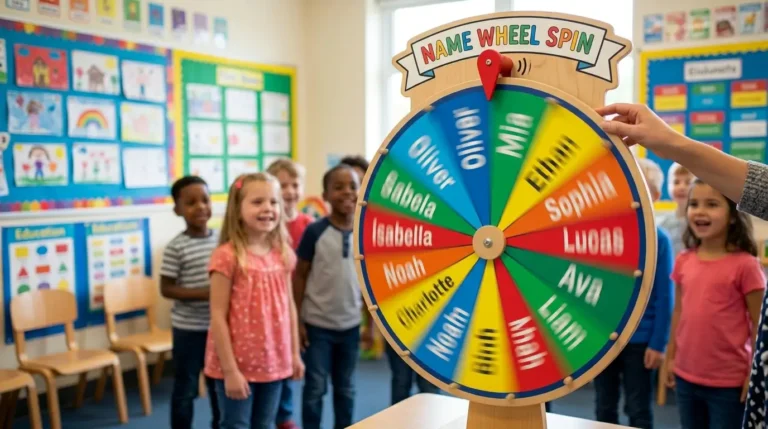 Use Name Wheel Spin to Pick Random Names