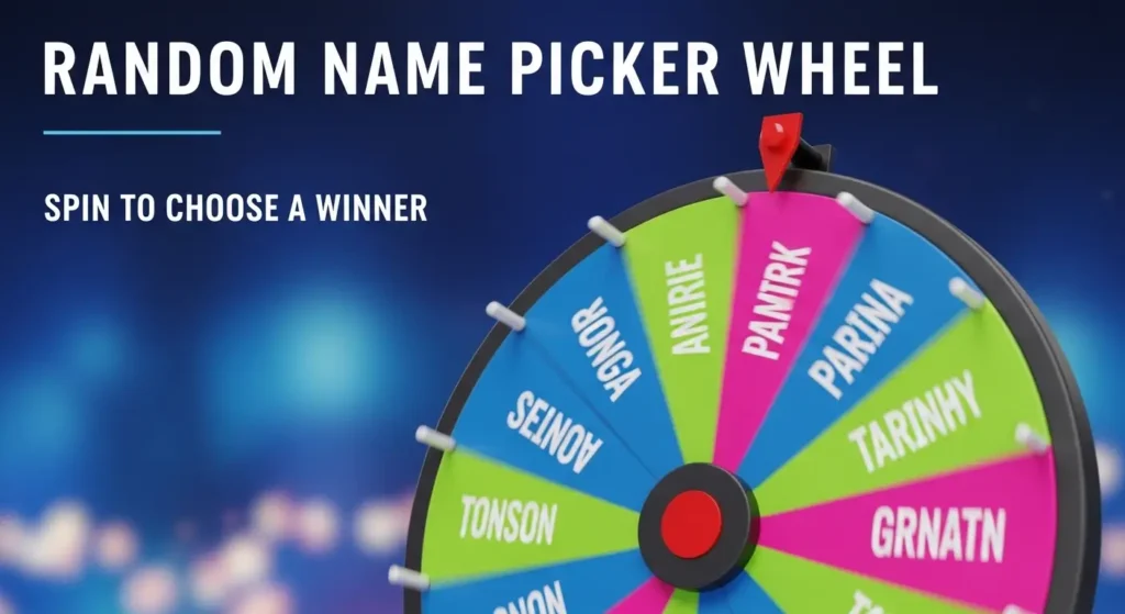 Random Name Picker Wheel – Spin to Choose a Winner