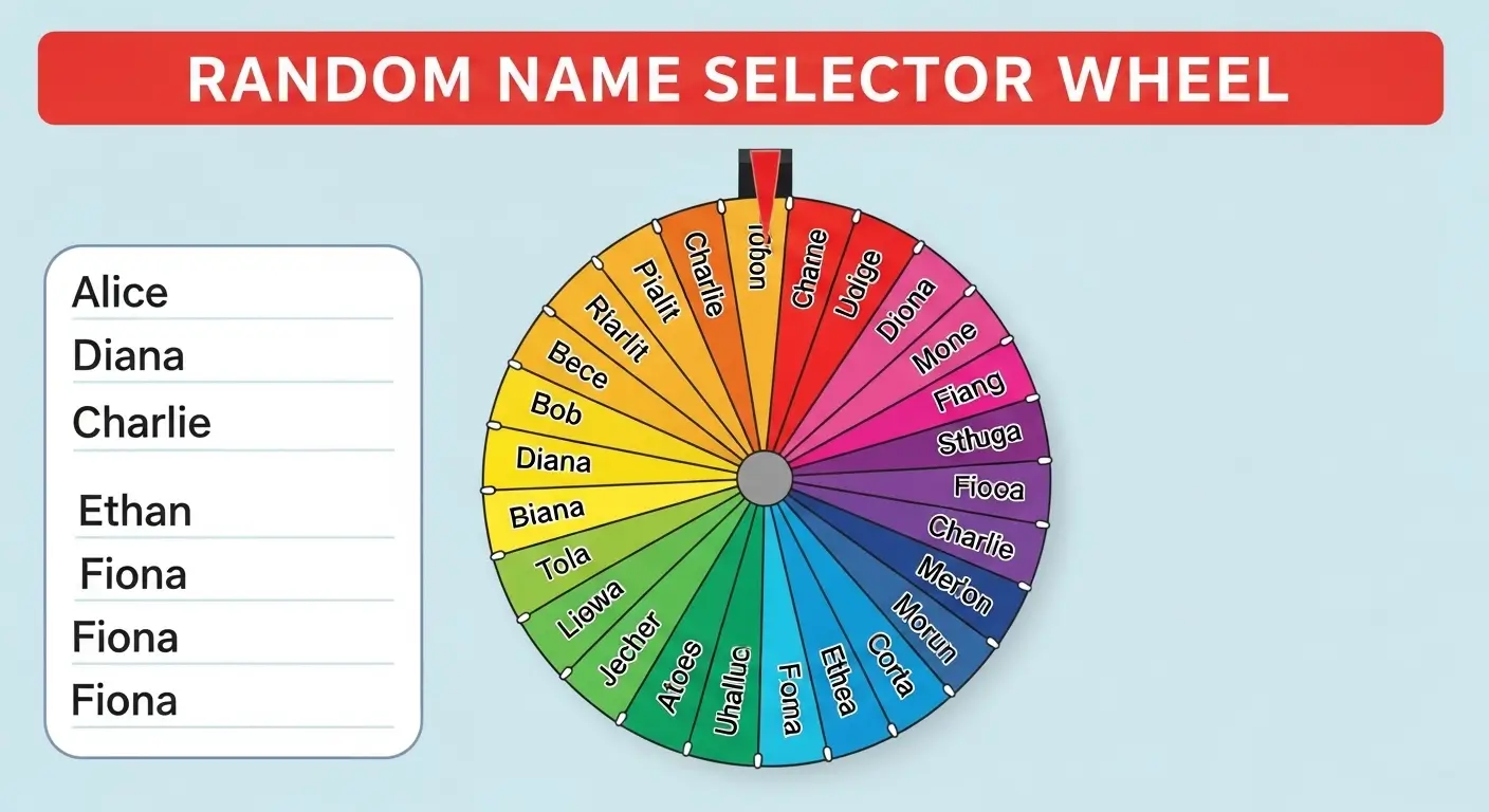 Random Name Selector – Pick 1 Name Instantly