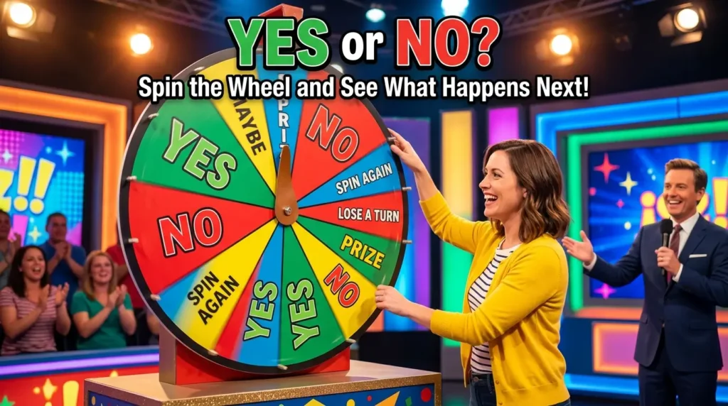 Yes or No? Spin the Wheel and See What Happens Next