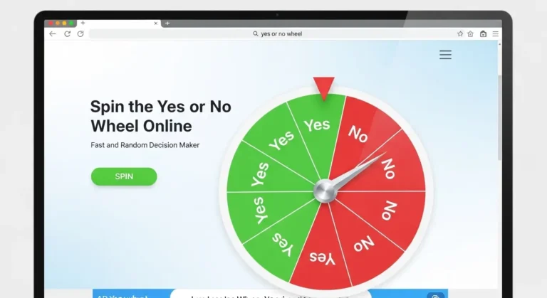 Spin the Yes or No Wheel Online – Fast and Random Decision Maker