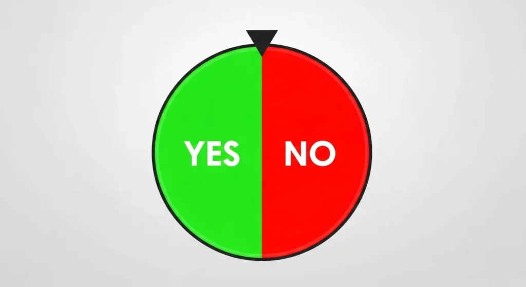 Yes or No Spinner – Free Random Choice Tool